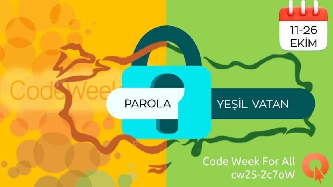 Kodlama Haftası Projemiz PAROLA: YEŞİL VATAN